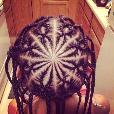 Inspired by the Dreamcatcher.  Call Brandy now at 719-493-7238 to get your braids done now!