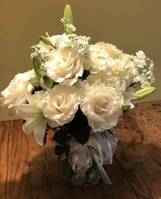 Sympathy arrangement ordered from 3rd party site