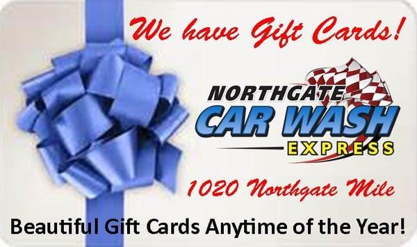 You may purchase Gift Cards anytime of the year right at the pay station.  It's EASY as 1-2-3!