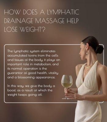 Do you know how does a lymphatic drainage massage help lose a weight?