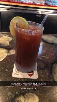 This place has tremendous micheladas!