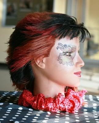 OUT-OF-THE-BOX
 Mannequin Masterpieces Contest Winner for AACS Show Booth 
 Pivot Point Hair Color