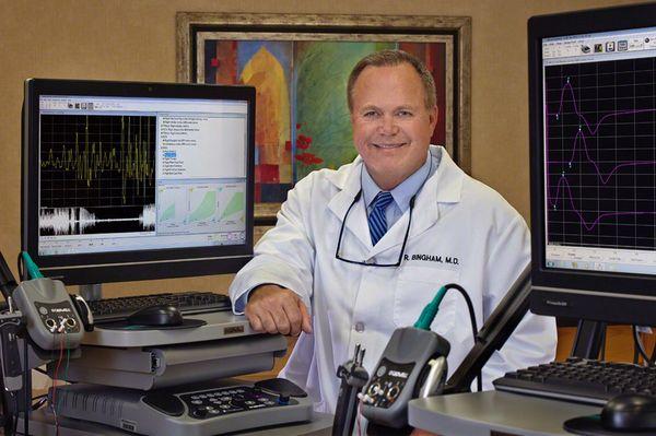 Ronald C. Bingham, M.D. is board certified in Electrodiagnostic Medicine as well as Physical Medicine and Rehabilitation.