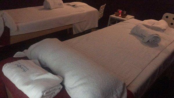 Couples massage room.