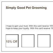 We want to gain your trust...receive 15% off your first visit. We want to maintain your loyalty...receive another 15% off your 5th visit