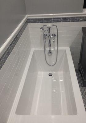 Remodeled bathtub