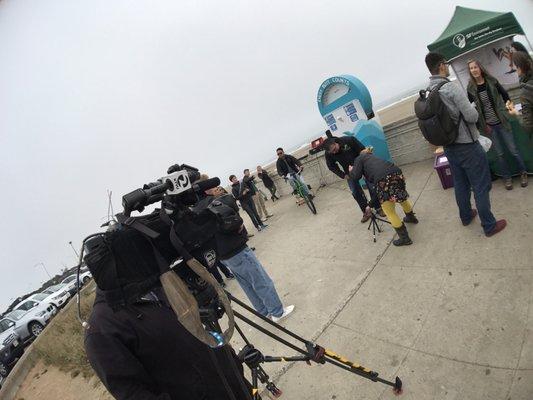 Surfrider Foundation press conference @ Ocean Beach