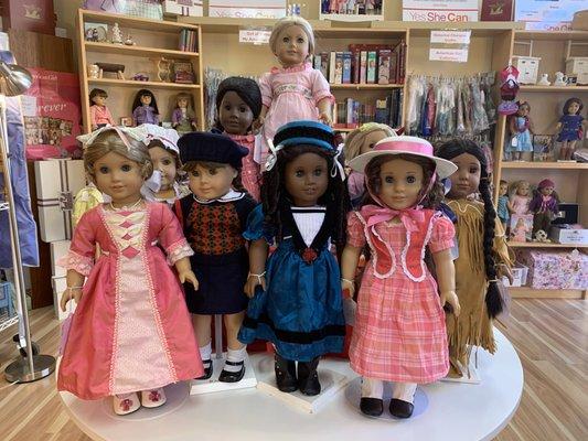 A selection of American Girl dolls are available at Girl AGain.