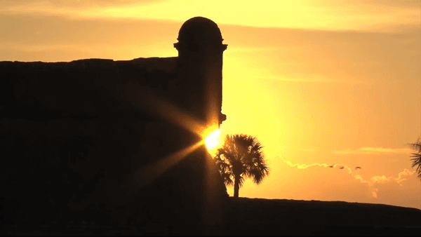 Castillo San Marcos at sunrise (from video documentary)