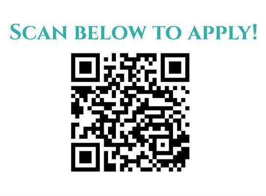 Scan above to go apply