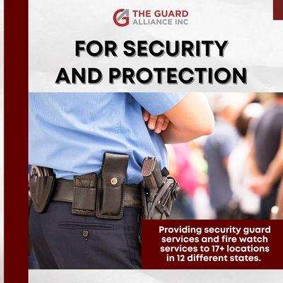 For security and protection.