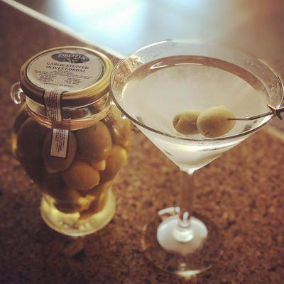 Customer photo. Our Delizia Garlic Clove Stuffed Queen Olives are amazing!