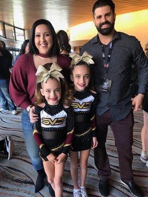 Co-Owners Tori and Lessandro attended every competition with the kids