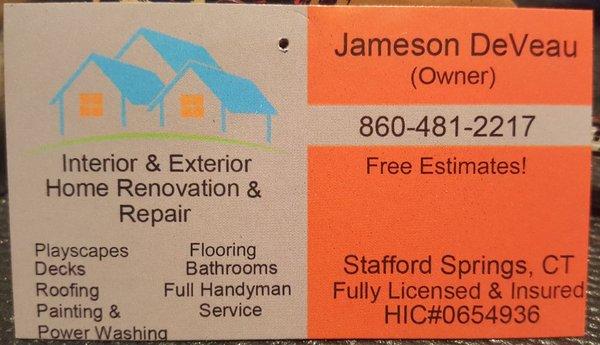 Jameson Home Renovation & Handyman Service