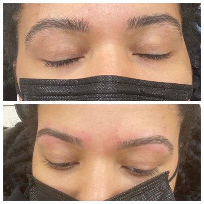 Before & after eyebrow!