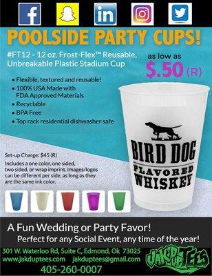 For your POOLSIDE PARTY!