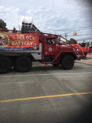 Picture of a truck that is used to fight brushfires