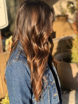 Cinnamon Balayage