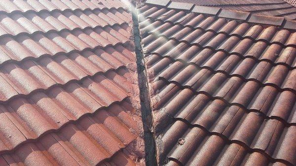 Roof Pressure cleaning