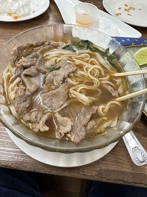 Pho with beef