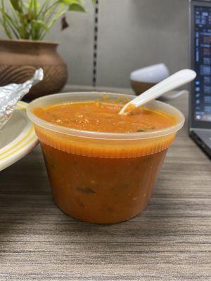 Bowl of tomato soup