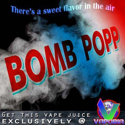 VAPORIA's signature e-juice!  That cherry, lime and blue raspberry summer popsicle has found its liquid form!