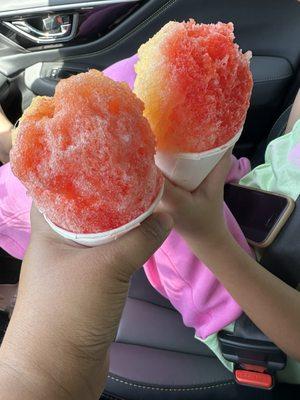 Tigersblood and Mango cones