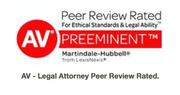 AV - Legal Attorney Peer Review Rated.