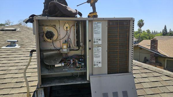 Package unit air conditioning system.