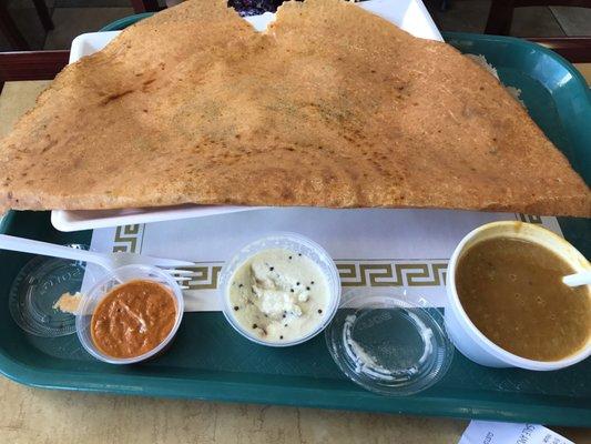 If you have a dosa cravings! This is the place to go.