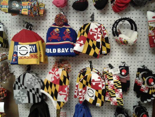 Maryland winter hats and gloves