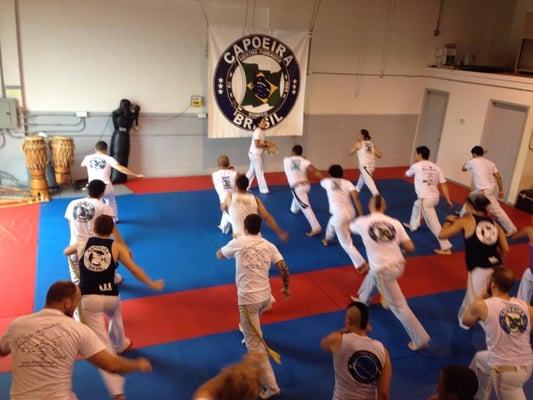 Adult Capoeira class.