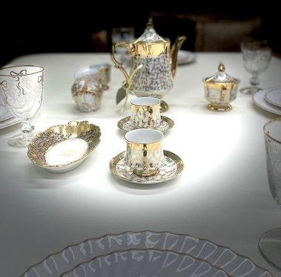 Vintage fancy tea set wonderful for teatime with friends or a baby or bridal shower