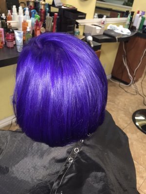 Violeta hair color