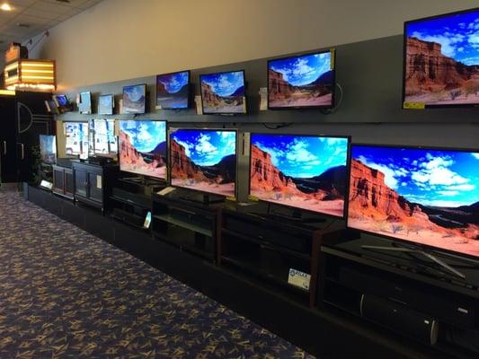 TVs from only the top brands: Sony, LG & Samsung. Ranging from 19"-98" we have sizes and prices for everyone!