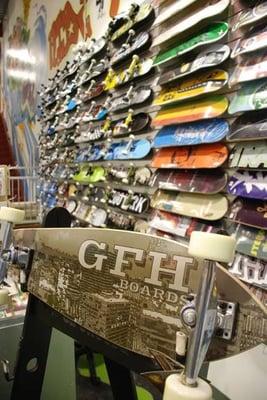 Biggest selection of skateboards in Charleston, SC.