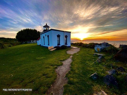 An incredible photo I took of Point No Point at sunset