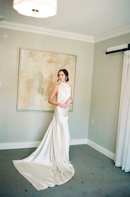 Stunning bridal dress alterations by Tatiana