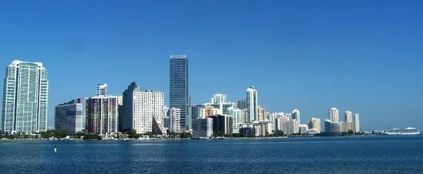 Miami Skyline. Elliott Realty Serving the Greater Miami area since 1889 with distinction.