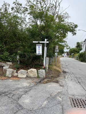 Outside sign identifies the location.