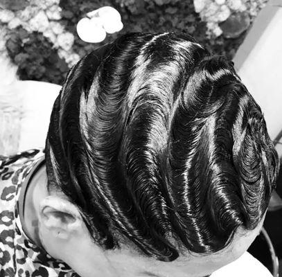 Lawanda does the best finger waves ,even with hair extensions. I have alopecia, happy me