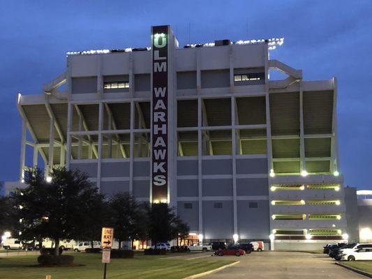 11/28/20. Saturday evening. Warhawks vs. Louisiana Ragin' Cajuns.