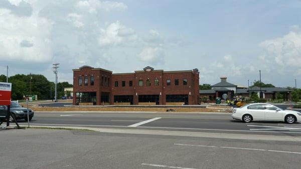 June 2015 Office Construction as viewed from Mt Juliet Road.