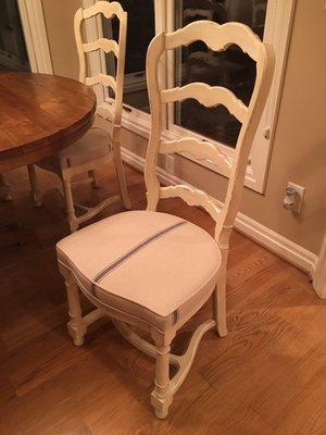 After - french country chic chairs!