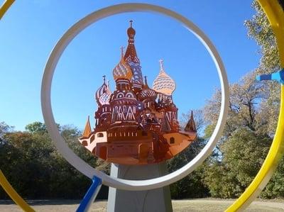 Installation at Bear Creek Park, Keller, TX - Photo from LE Creative website.