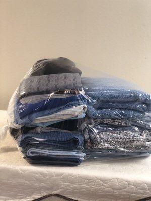 Do you have a busy day and can not do laundry ? We offer wash and fold service. Just  $2 .50 a pound.