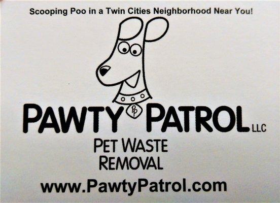 PAWTY PATROL Scooping Poo in a Twin Cities Neighborhood Near You!