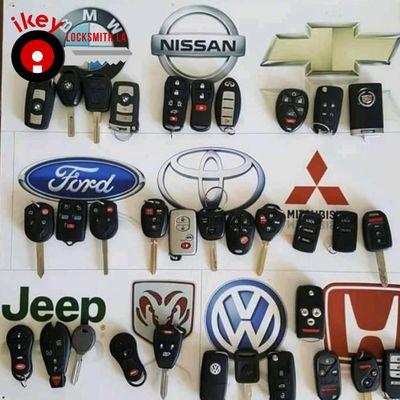 Some of our car key inventory