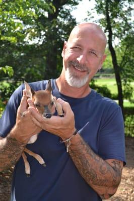 Jarrod rescues a fawn after it's mother was hit by a car.