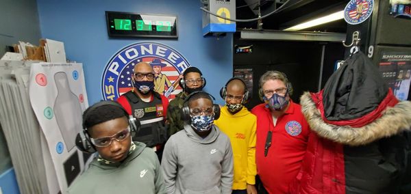 Great group of young man learning the basics of Firearm Safety